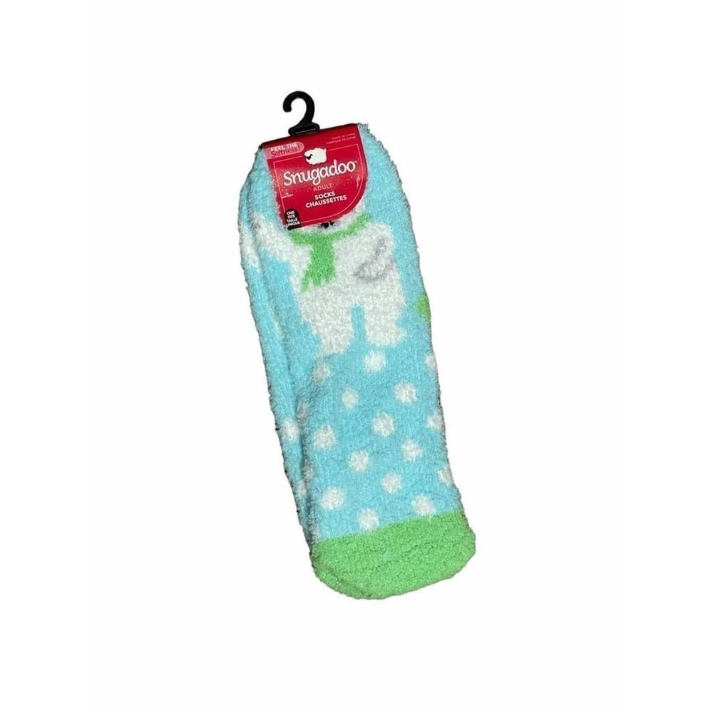 Snugadoo Soft cozy Polar Bear Crew Socks Winter‎ Christmas One Size New